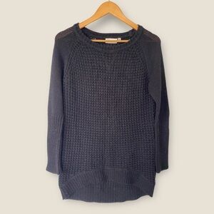 La Classe Couture Black Knit Sweater Tunic